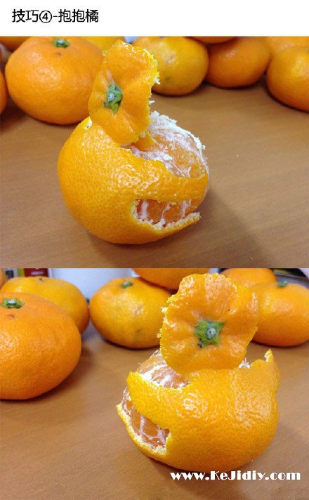 橘子皮的玩法大全 从此爱上剥橘子 -  www.kejidiy.com